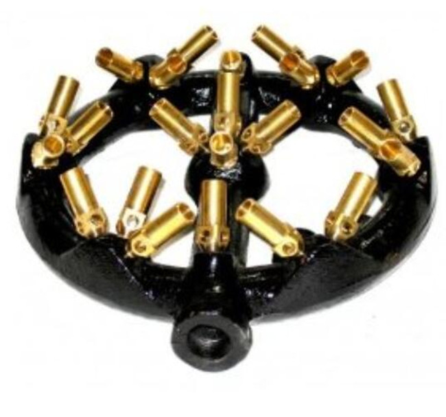 23 Tip Round Nozzle Jet Burner Heavy Duty Cast Iron CE Certification JB23