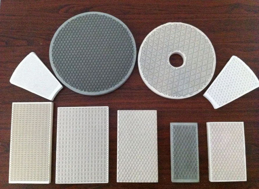 Cordierite Porous Various Infrared BBQ Ceramic Plates For Gas