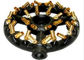 Cast Iron LPG / NG Gas Jet Burner Built - In With 32 Brass Nozzles 85 MJ / HR supplier