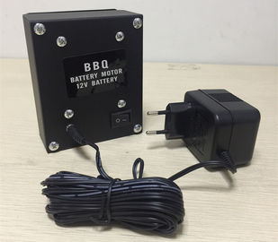 China 12 VDC 3Rpm Min BBQ Grill Rotisserie Motor With European Plug Charger supplier