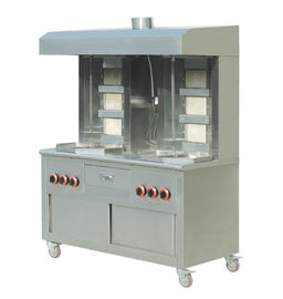 China Free Standing Shawarma Kebab Machine Stainless , Gas Electric Grill Kebab Machine supplier