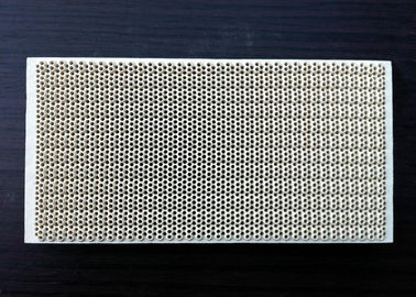 China White Rectangle Ceramic Filter Plate Alumina Cordierite 180 * 80 MM In Pizza Ovens supplier