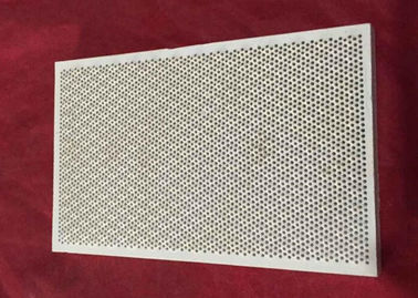 China 155 * 95 MM Infrared Honeycomb Heat Resistant Ceramic Plate Flameless Porous Cordierite supplier