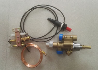 Thermocouple Gas Safety Valve , Brass Gas Grill Safety Valve With Piezo / Battery supplier