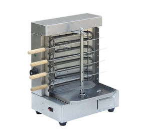 Rotating Bar Doner Kebab Shawarma Machine Electric Mini Stainless With Horizontal BBQ Spit supplier