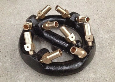 Blue Flame 10 Jet Natural Gas Burner Heavy Duty Cast Iron For Stove Cooking supplier