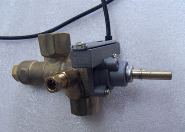 Brass Gas Safety Valve With Piezoelectric Igniter , SV32 Gas Stove Control Valve supplier