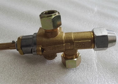 Automatically Flameout Gas Shut Off Brass Safe Valve With Thermoinduction Thermocouple supplier