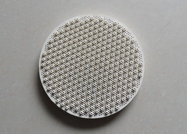 Cooktop Infrared Honeycomb Ceramic Plate Alumina Cordierite Porous 135 MM supplier