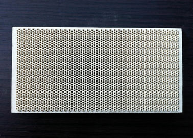 White Rectangle Ceramic Filter Plate Alumina Cordierite 180 * 80 MM In Pizza Ovens supplier